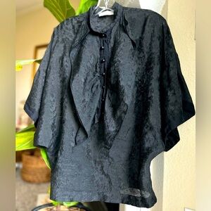 Elegant Black Women's Top